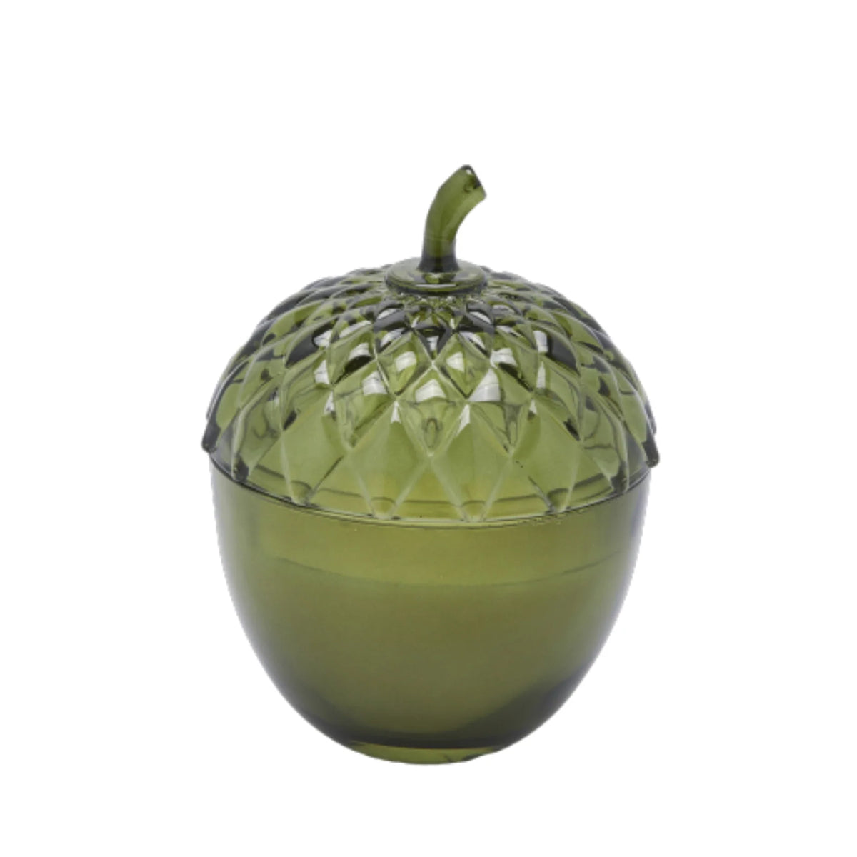 Candela ghianda con profumo h 15 cm EDG