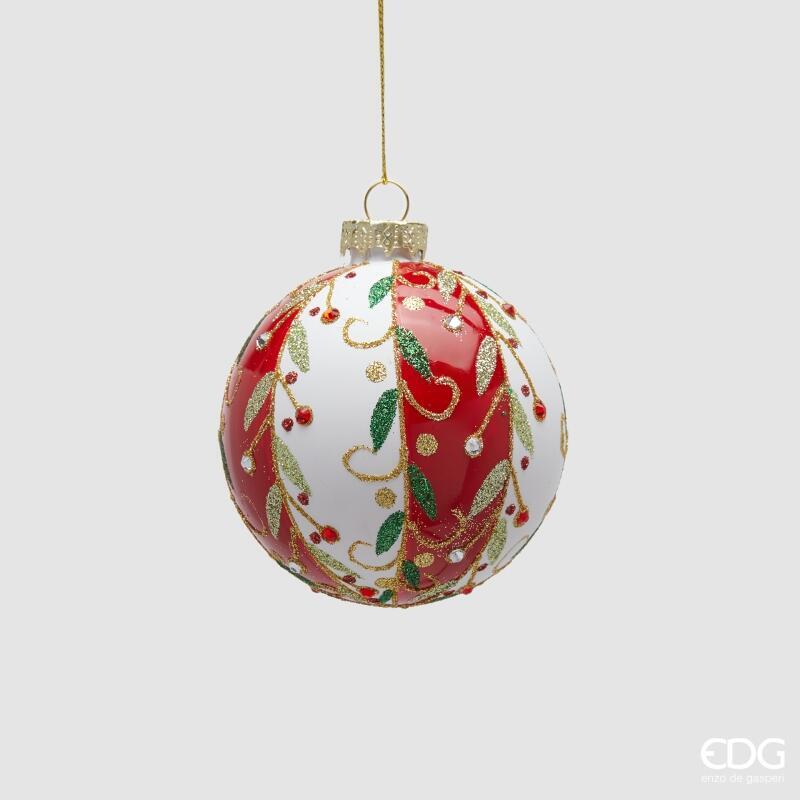 Addobbo palla Fasce Vischio EDG 3 dimensioni