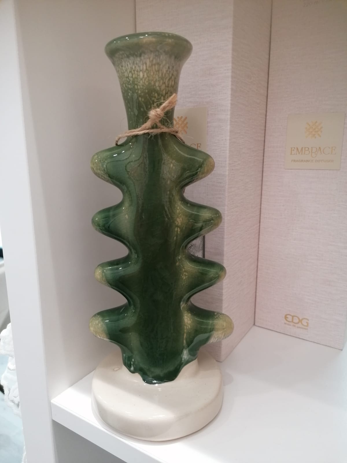 Portacandele in ceramica
