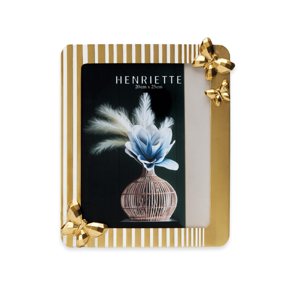 Cornice portafoto Farfalline oro Henriette
