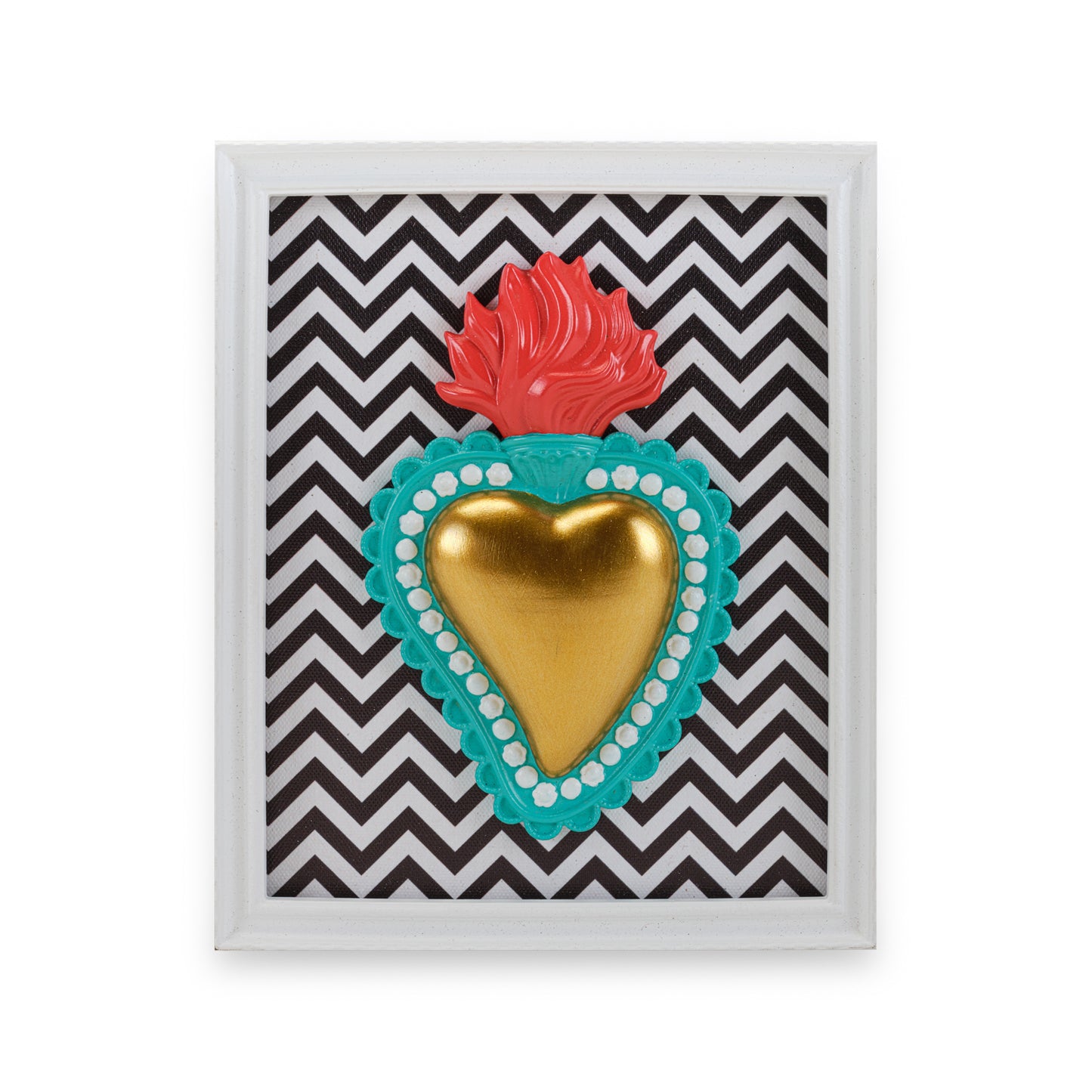 Cornice decorativa cuore sacro