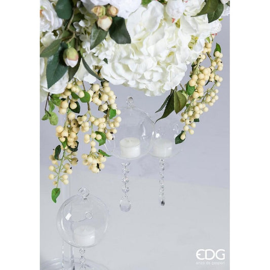 Portacandela da appendere in borosilicato