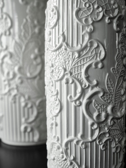 Vaso cilindrico Dentelle