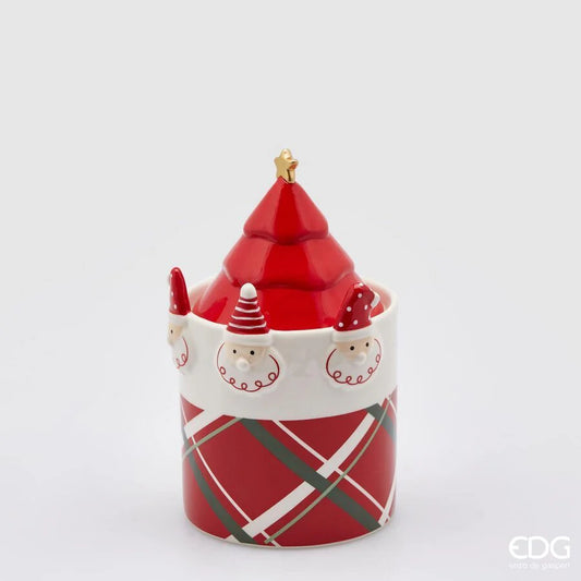 Contenitore in ceramica Babbo Natale EDG