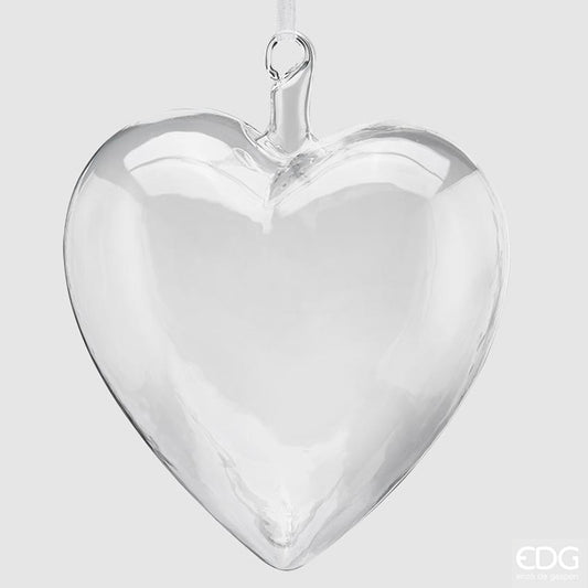 Decorazione Cuore Edg in vetro soffiato
