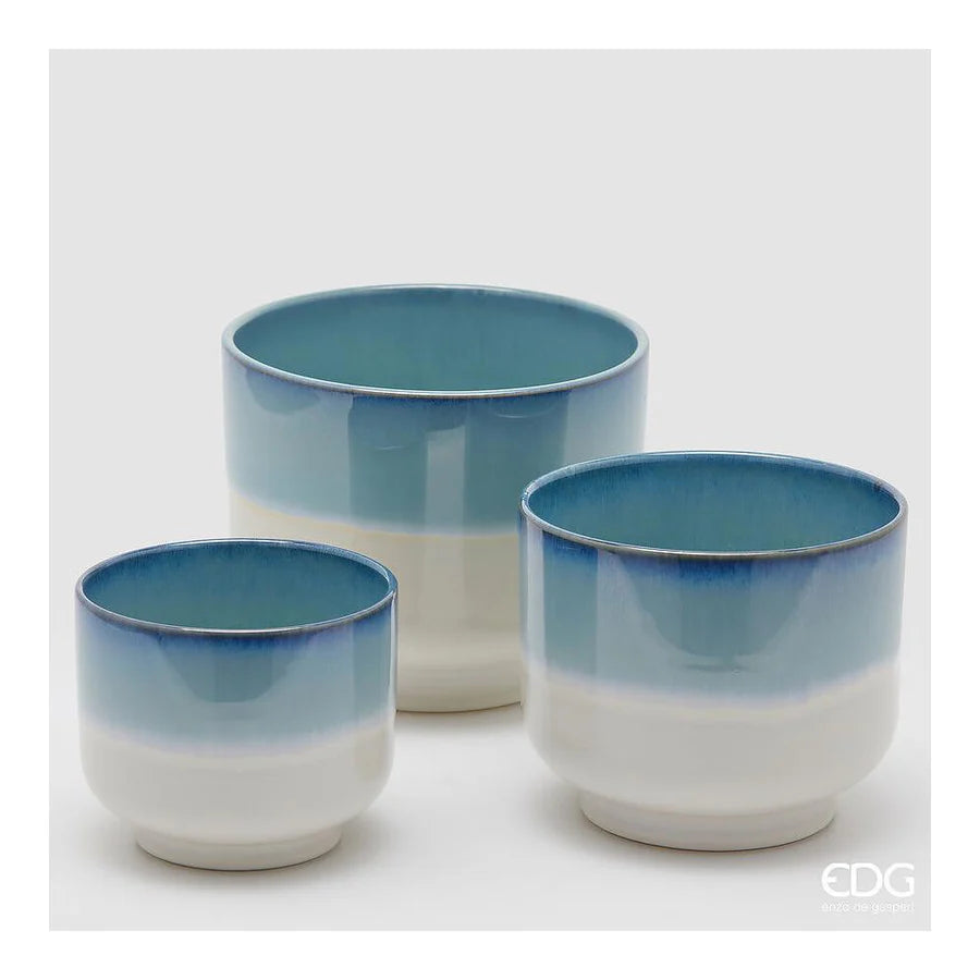 Vaso cachepot nuance con piede