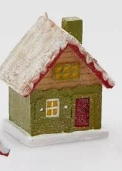 Candela casetta H 8,5 cm EDG