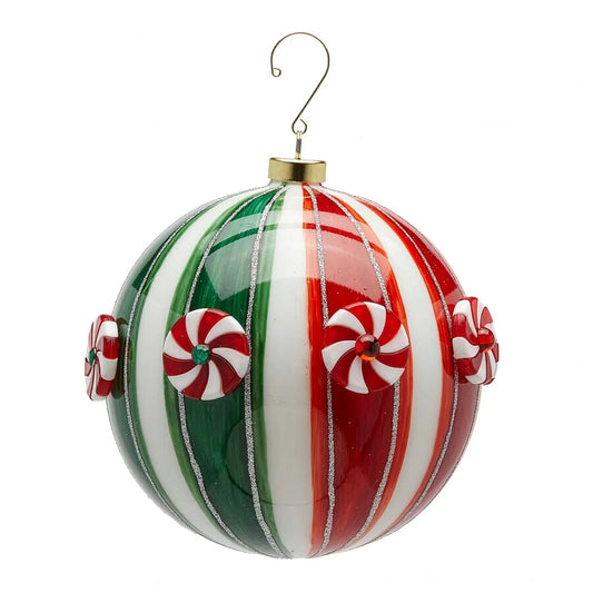 Addobbo Palla Candy in vetro EDG