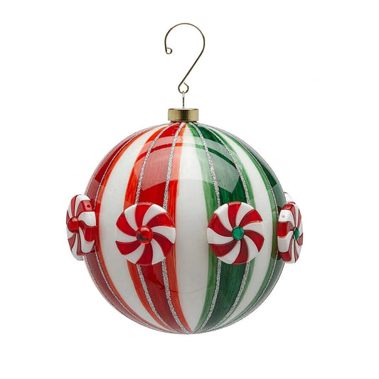 Addobbo Palla Candy in vetro EDG