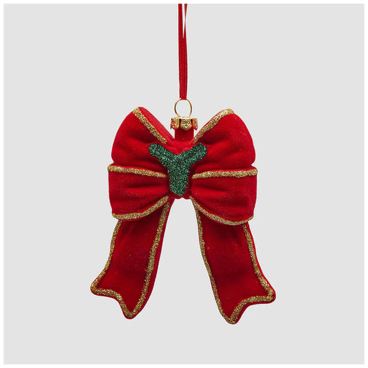 Addobbo fiocco EDG h 11 cm