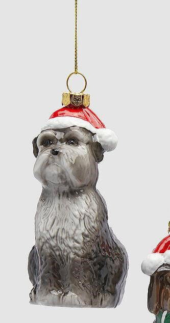 Addobbo cane per albero EDG h 10 cm