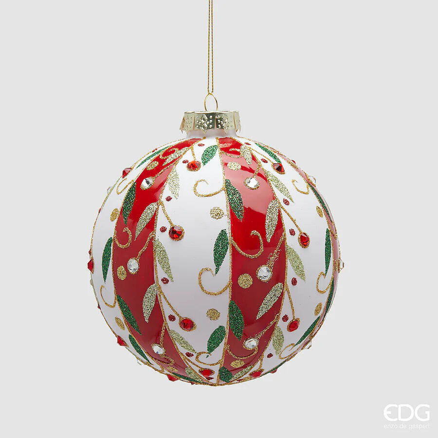 Addobbo palla Fasce Vischio EDG 3 dimensioni