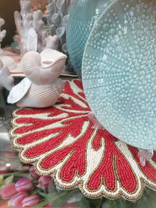 Sotto piatto Corallo