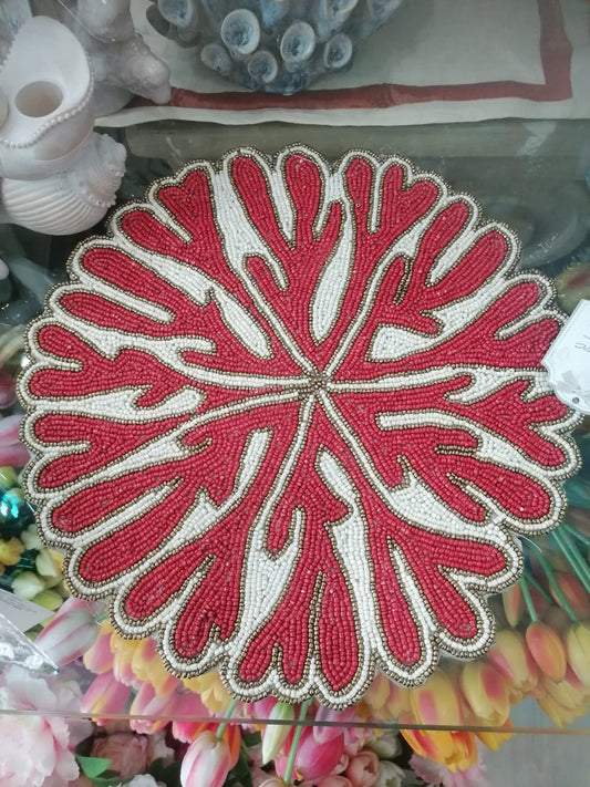 Sotto piatto Corallo
