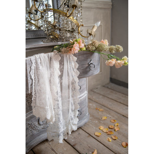 Runner stola in pizzo