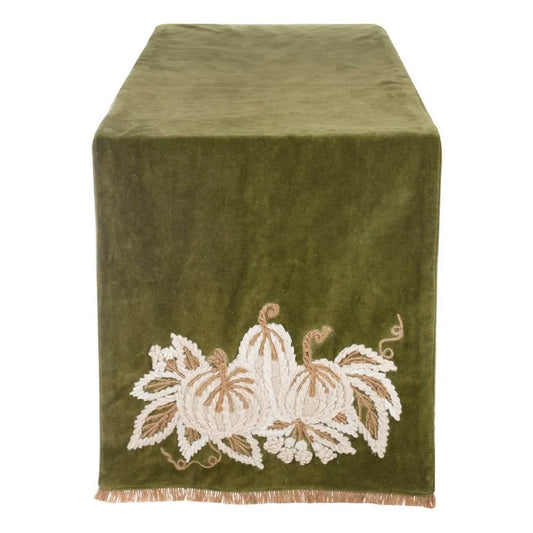 Runner ricamato Blanc Mariclo'