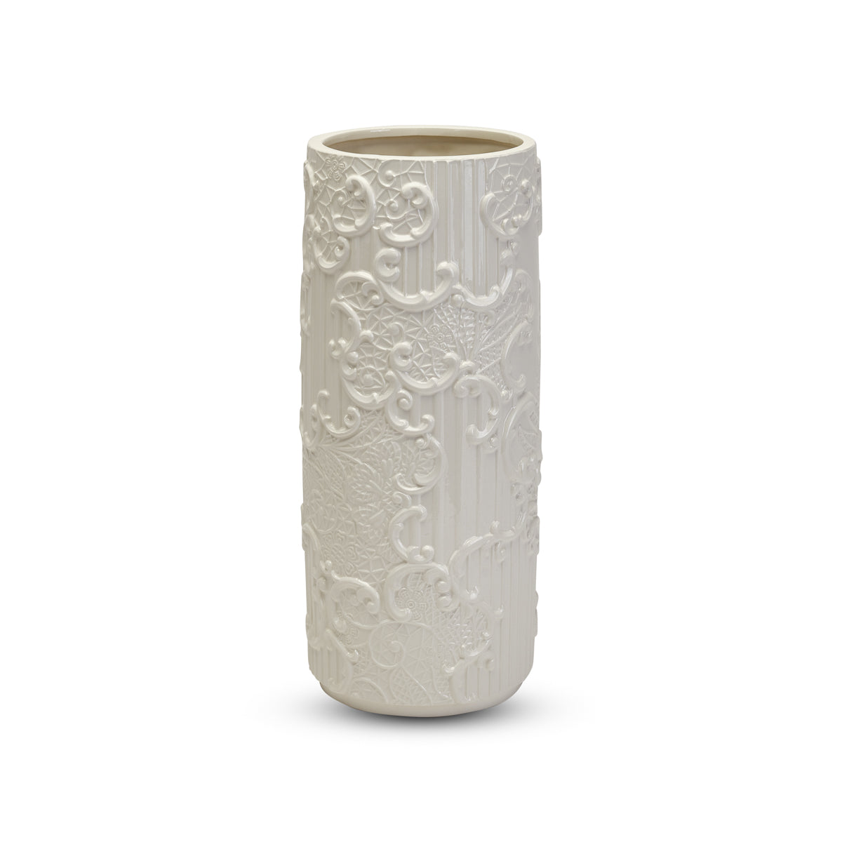 Vaso cilindrico Dentelle