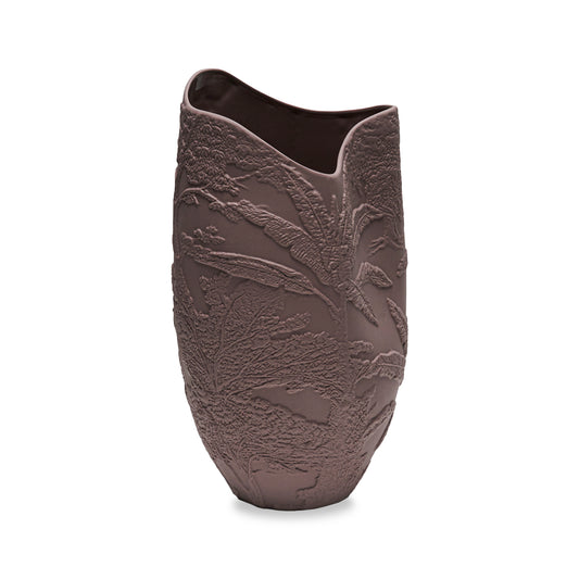 Vaso Relief Flussi lavanda