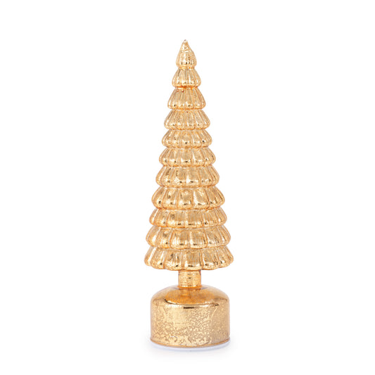 Albero rotante con luci , oro " Movimenti luminosi" Henriette