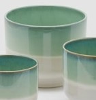 Vaso cachepot nuance con piede
