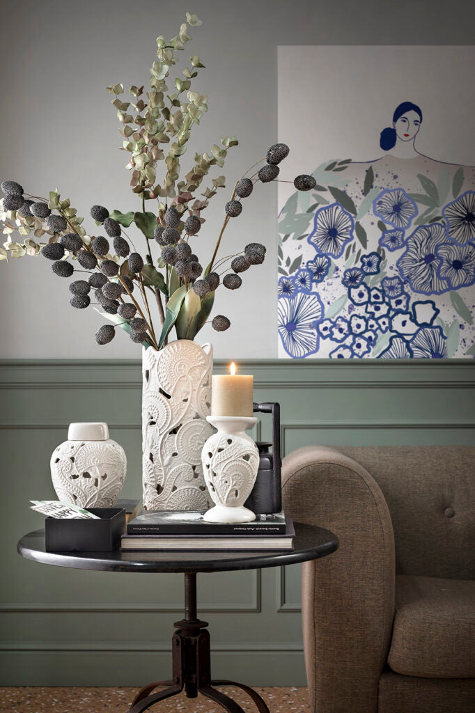 Vaso cilindrico Lotus 30 cm