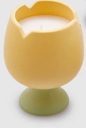 Candela profumata tulipano in ceramica