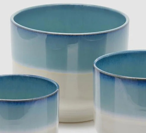 Vaso cachepot nuance con piede