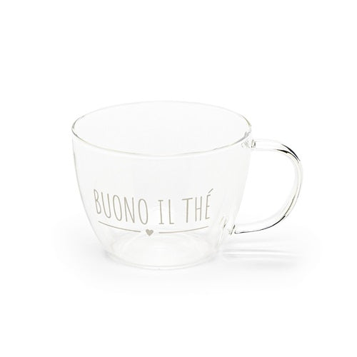 Tazza "Buono il thè" Nuvole di stoffa