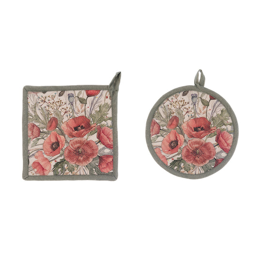 Set 2 presine Papaveri