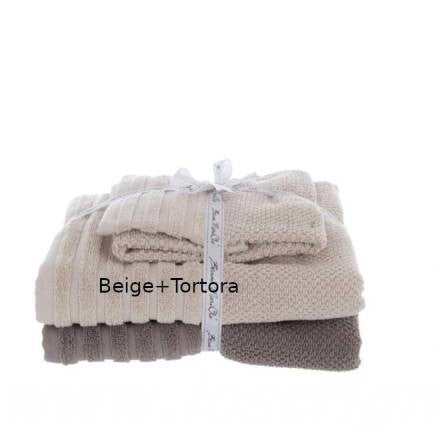 Set di 2  coppia spugna bagno