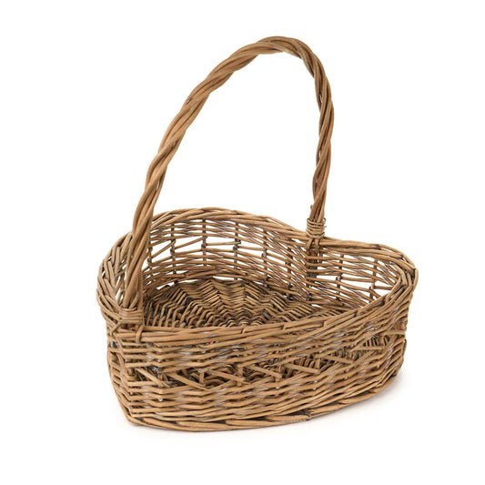 Cestino Vimini a forma di cuore