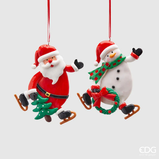 Decoro Personaggi Natalizi Clay EDG