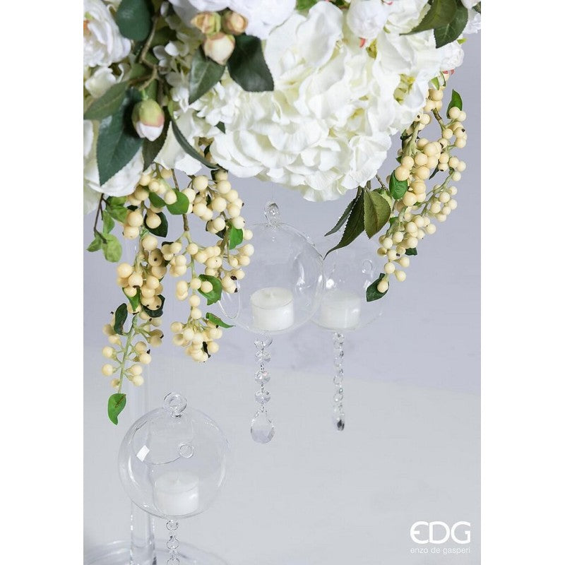 Portacandela da appendere in borosilicato
