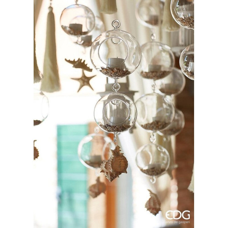 Portacandela da appendere in borosilicato