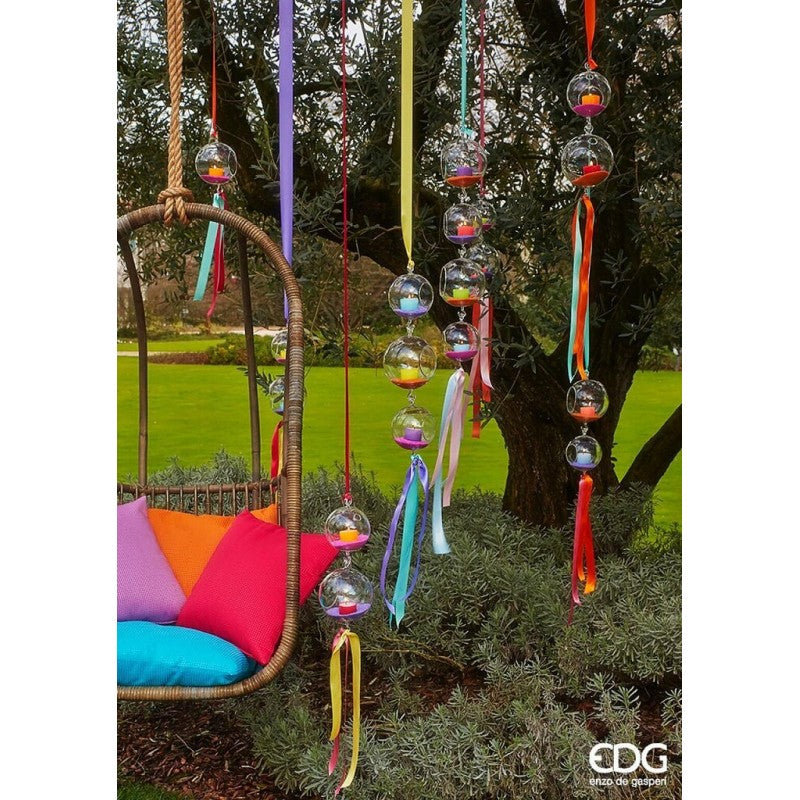 Portacandela da appendere in borosilicato