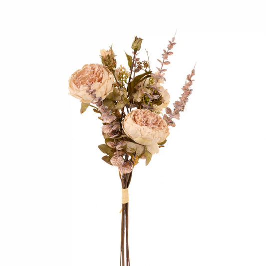 Mazzo Fiori Peonie Crema