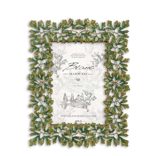 Cornice portafoto foglie