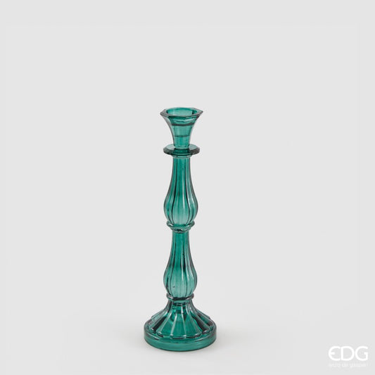 Portacandela Crystal sinuoso h 31