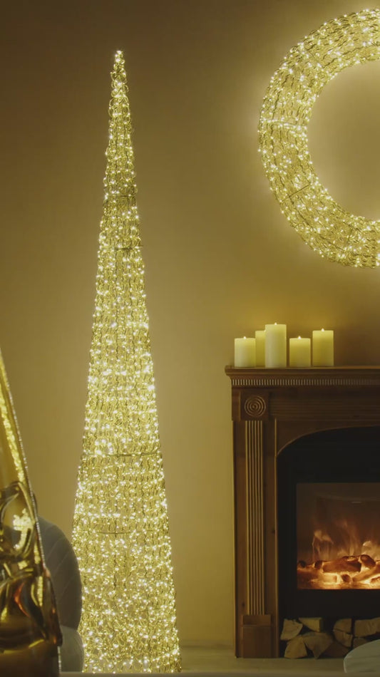 Albero led Curly Cono Enzo De Gasperi H.120 cm