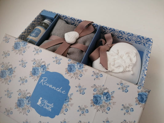 Gessetto sacchetto e olio profumato Revanche