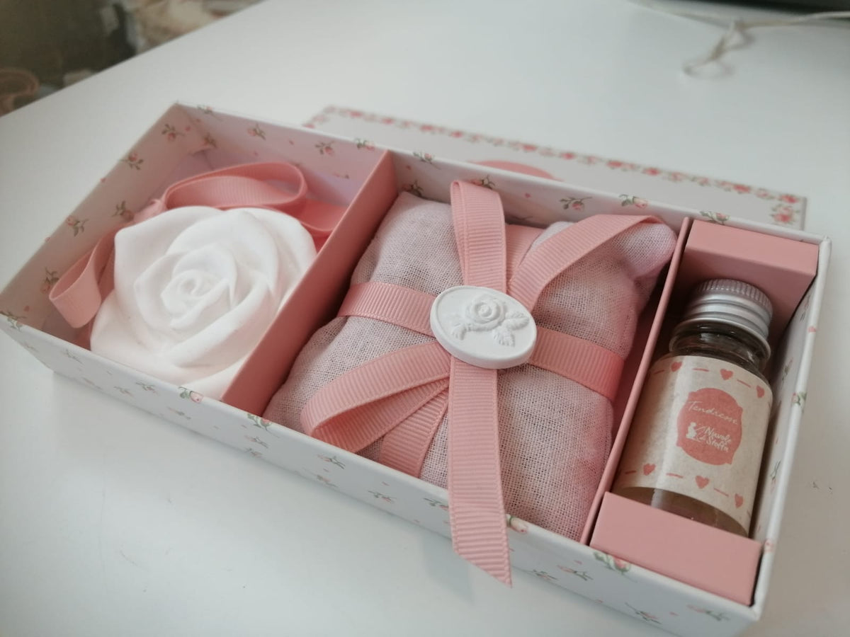 Gessetto sacchetto e olio profumato Tendresse