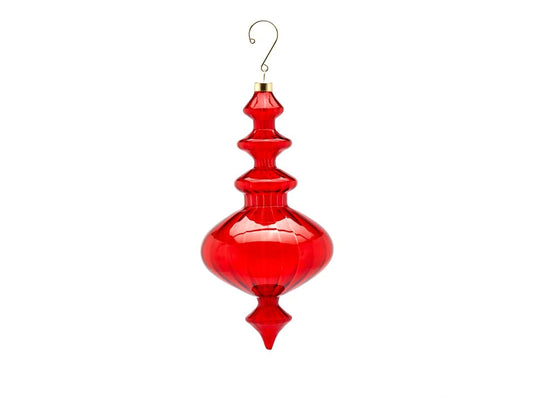 Decoro Trottola Edg vetro rosso D.11 C 3